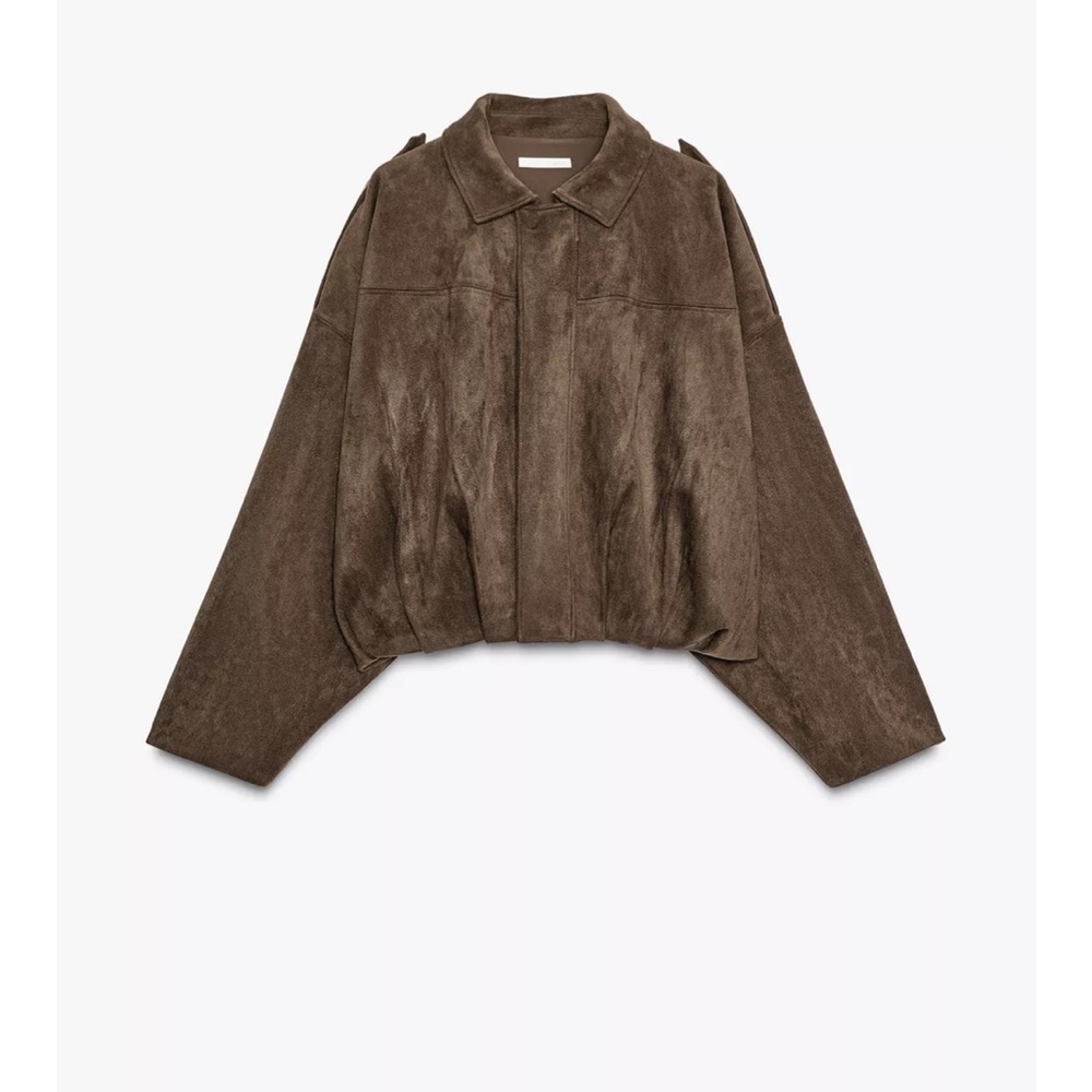 Zara Brown Suede Women's Jacket